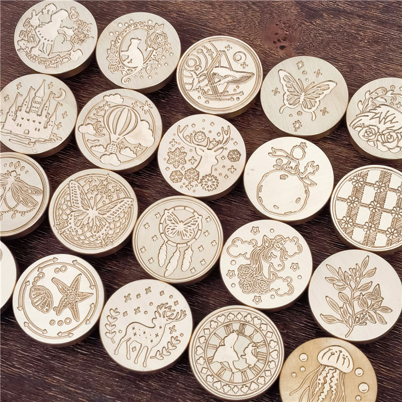 Wax Seal Stamp Set - Meduza Rozgwiazda Motyl Zamek Gwiazda Kot