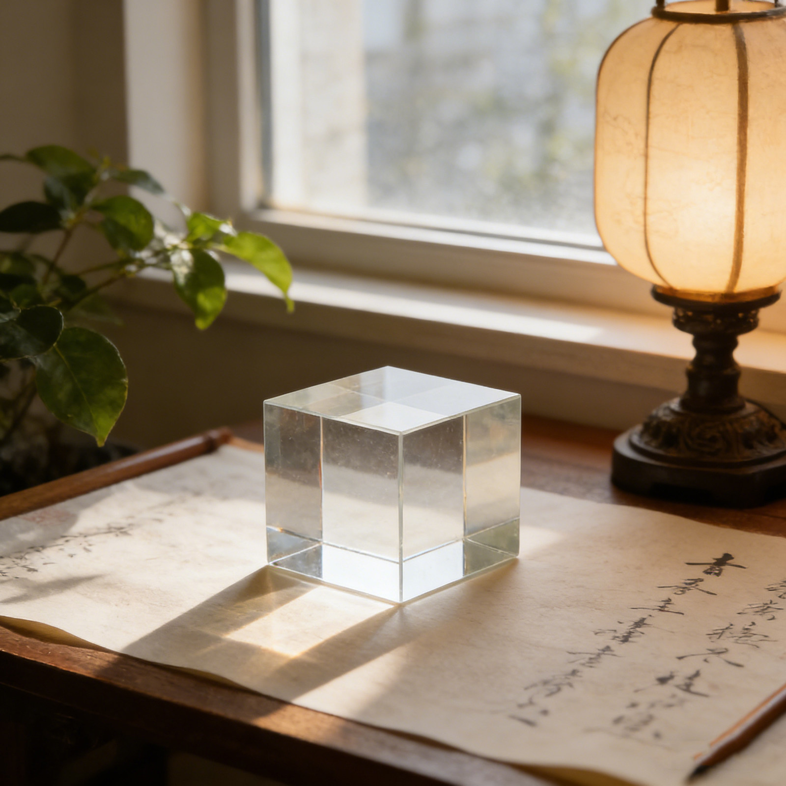 Kwadratowy przezroczysty krysz – Paper Weight Crystal recenzja i cena