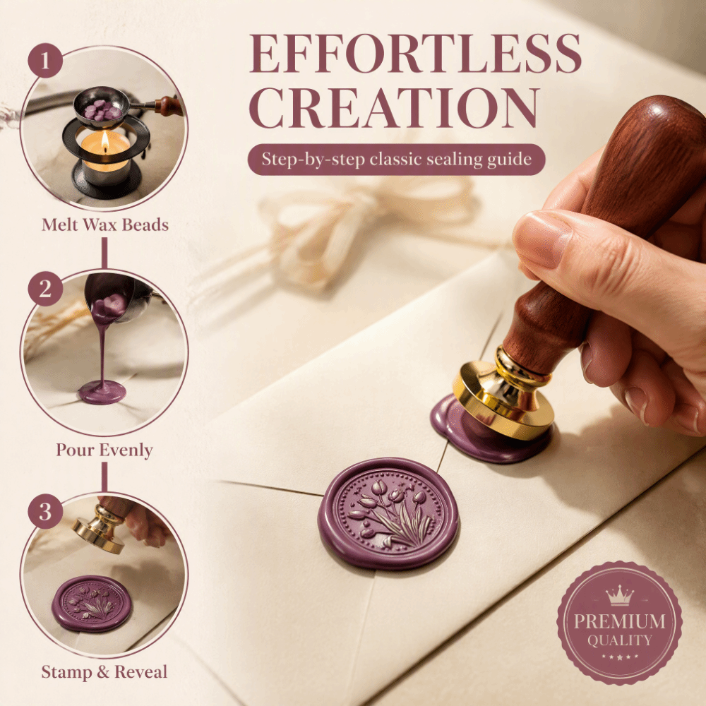 20 szt./zestaw Stempel do piec – Wax Seal Stamp Set recenzja i cena